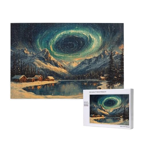 Puzzle 1500 Teile Landschaft Puzzles für Erwachsene Aurora HD Puzzel Anspruchsvolles und Lustig Kreatives Unterhaltungsspiel, DIY Holzpuzzle für Erwachsene Als Feiertage Geschenk fur Frauen M-685 Puzzle 1500 Teile Landschaft Puzzles für Erwachsene Aurora HD Puzzel Anspruchsvolles und Lustig Kreatives Unterhaltungsspiel, DIY Holzpuzzle für Erwachsene Als Feiertage Geschenk fur Frauen M-685 von Yeogcohe