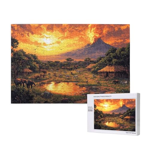 Puzzle 1500 Teile Landschaft Puzzles für Erwachsene Tier HD Puzzel Anspruchsvolles und Lustig Kreatives Unterhaltungsspiel, DIY Holzpuzzle für Erwachsene Als Feiertage Geschenk fur Frauen M-138 Puzzle 1500 Teile Landschaft Puzzles für Erwachsene Tier HD Puzzel Anspruchsvolles und Lustig Kreatives Unterhaltungsspiel, DIY Holzpuzzle für Erwachsene Als Feiertage Geschenk fur Frauen M-138 von Yeogcohe
