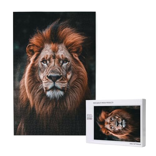 Puzzle 1500 Teile Löwe Puzzles für Erwachsene Tier HD Puzzel Anspruchsvolles und Lustig Kreatives Unterhaltungsspiel, DIY Holzpuzzle für Erwachsene Als Feiertage Zimmer Deko Geschenk fur Frauen M-1799 Puzzle 1500 Teile Löwe Puzzles für Erwachsene Tier HD Puzzel Anspruchsvolles und Lustig Kreatives Unterhaltungsspiel, DIY Holzpuzzle für Erwachsene Als Feiertage Zimmer Deko Geschenk fur Frauen M-1799 von Yeogcohe