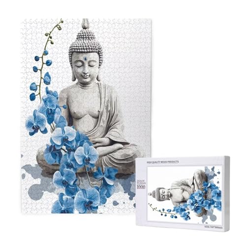 Puzzle 1500 Teile Orchidee Puzzles für Erwachsene Buddha HD Puzzel Anspruchsvolles und Lustig Kreatives Unterhaltungsspiel, DIY Holzpuzzle für Erwachsene Als Feiertage Geschenk fur Frauen M-1187 Puzzle 1500 Teile Orchidee Puzzles für Erwachsene Buddha HD Puzzel Anspruchsvolles und Lustig Kreatives Unterhaltungsspiel, DIY Holzpuzzle für Erwachsene Als Feiertage Geschenk fur Frauen M-1187 von Yeogcohe