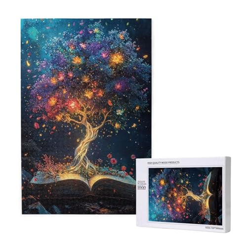 Puzzle 1500 Teile Traum Puzzles für Erwachsene Baum des Lebens HD Puzzel Anspruchsvolles und Lustig Kreatives Unterhaltungsspiel, DIY Holzpuzzle für Erwachsene Als Feiertage Geschenk fur Frauen M-1491 von Yeogcohe