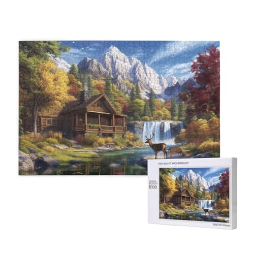 Puzzle 3000 Teile Berg Puzzles für Erwachsene Herbst HD Puzzel Anspruchsvolles und Lustig Kreatives Unterhaltungsspiel, DIY Holzpuzzle für Erwachsene Als Feiertage Deko Geschenk fur Frauen M-942 Puzzle 3000 Teile Berg Puzzles für Erwachsene Herbst HD Puzzel Anspruchsvolles und Lustig Kreatives Unterhaltungsspiel, DIY Holzpuzzle für Erwachsene Als Feiertage Deko Geschenk fur Frauen M-942 von Yeogcohe