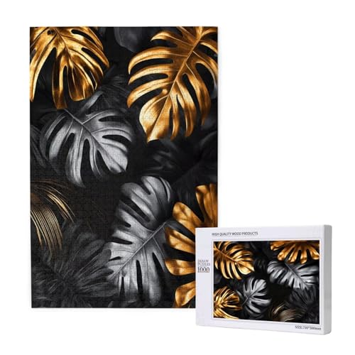 Puzzle 3000 Teile Blätter Puzzles für Erwachsene Anlage HD Puzzel Anspruchsvolles und Lustig Kreatives Unterhaltungsspiel, DIY Holzpuzzle für Erwachsene Als Feiertage Geschenk fur Frauen M-1320 von Yeogcohe
