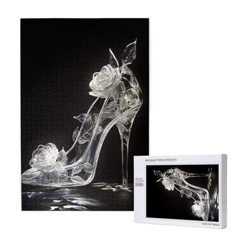Puzzle 3000 Teile Blume Puzzles für Erwachsene Hoher Absatz HD Puzzel Anspruchsvolles und Lustig Kreatives Unterhaltungsspiel, DIY Holzpuzzle für Erwachsene Als Feiertage Geschenk fur Frauen M-1102 von Yeogcohe