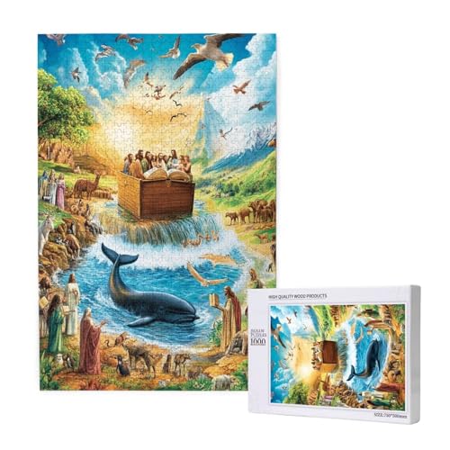 Puzzle 3000 Teile Delphin Puzzles für Erwachsene Religion HD Puzzel Anspruchsvolles und Lustig Kreatives Unterhaltungsspiel, DIY Holzpuzzle für Erwachsene Als Feiertage Geschenk fur Frauen M-1318 von Yeogcohe