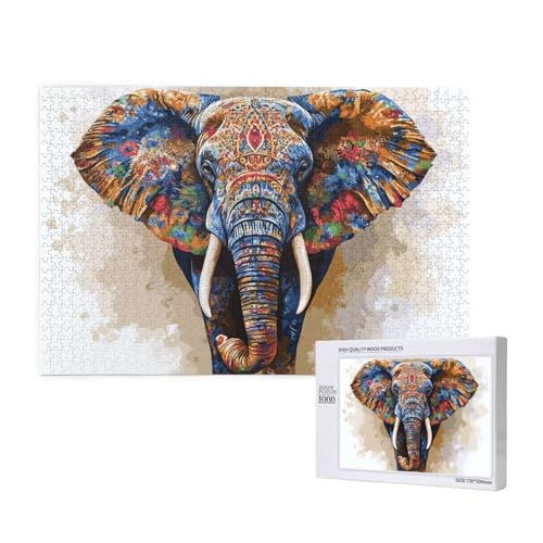 Puzzle 3000 Teile Elefant Puzzles für Erwachsene Tier HD Puzzel Anspruchsvolles und Lustig Kreatives Unterhaltungsspiel, DIY Holzpuzzle für Erwachsene Als Feiertage Deko Geschenk fur Frauen M-448 Puzzle 3000 Teile Elefant Puzzles für Erwachsene Tier HD Puzzel Anspruchsvolles und Lustig Kreatives Unterhaltungsspiel, DIY Holzpuzzle für Erwachsene Als Feiertage Deko Geschenk fur Frauen M-448 von Yeogcohe