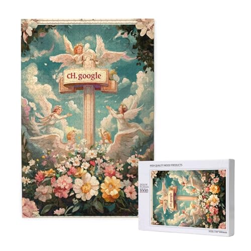 Puzzle 3000 Teile Engel Puzzles für Erwachsene kreuzen HD Puzzel Anspruchsvolles und Lustig Kreatives Unterhaltungsspiel, DIY Holzpuzzle für Erwachsene Als Feiertage Geschenk fur Frauen M-1319 Puzzle 3000 Teile Engel Puzzles für Erwachsene kreuzen HD Puzzel Anspruchsvolles und Lustig Kreatives Unterhaltungsspiel, DIY Holzpuzzle für Erwachsene Als Feiertage Geschenk fur Frauen M-1319 von Yeogcohe