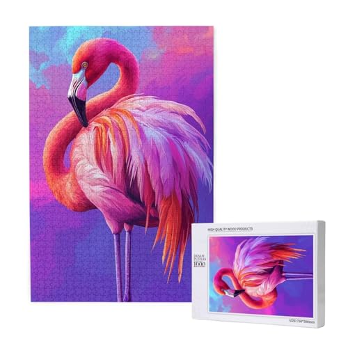 Puzzle 3000 Teile Flamingo Puzzles für Erwachsene Tier HD Puzzel Anspruchsvolles und Lustig Kreatives Unterhaltungsspiel, DIY Holzpuzzle für Erwachsene Als Feiertage Geschenk fur Frauen M-1373 von Yeogcohe