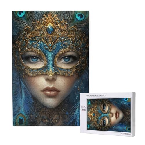 Puzzle 3000 Teile Frau Puzzles für Erwachsene Feder HD Puzzel Anspruchsvolles und Lustig Kreatives Unterhaltungsspiel, DIY Holzpuzzle für Erwachsene Als Feiertage Deko Geschenk fur Frauen M-1709 von Yeogcohe