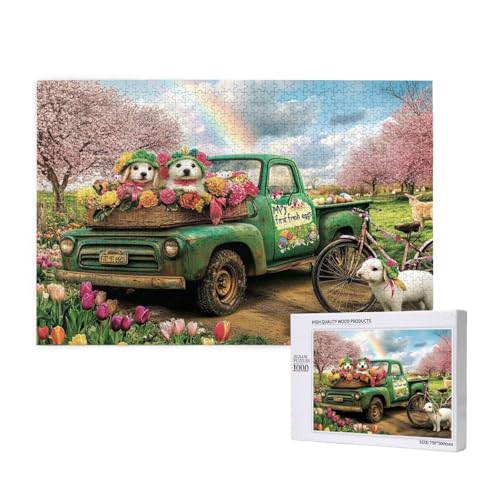 Puzzle 3000 Teile Hund Puzzles für Erwachsene Auto HD Puzzel Anspruchsvolles und Lustig Kreatives Unterhaltungsspiel, DIY Holzpuzzle für Erwachsene Als Feiertage Zimmer Deko Geschenk fur Frauen M-101 Puzzle 3000 Teile Hund Puzzles für Erwachsene Auto HD Puzzel Anspruchsvolles und Lustig Kreatives Unterhaltungsspiel, DIY Holzpuzzle für Erwachsene Als Feiertage Zimmer Deko Geschenk fur Frauen M-101 von Yeogcohe