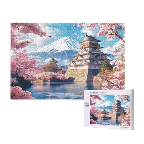 Puzzle 3000 Teile Japan Puzzles für Erwachsene Kirschblüten HD Puzzel Anspruchsvolles und Lustig Kreatives Unterhaltungsspiel, DIY Holzpuzzle für Erwachsene Als Feiertage Geschenk fur Frauen M-39 Puzzle 3000 Teile Japan Puzzles für Erwachsene Kirschblüten HD Puzzel Anspruchsvolles und Lustig Kreatives Unterhaltungsspiel, DIY Holzpuzzle für Erwachsene Als Feiertage Geschenk fur Frauen M-39 von Yeogcohe