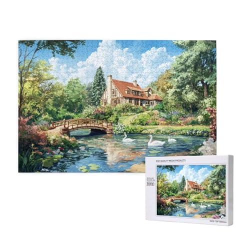 Puzzle 3000 Teile Landschaft Puzzles für Erwachsene Brücke HD Puzzel Anspruchsvolles und Lustig Kreatives Unterhaltungsspiel, DIY Holzpuzzle für Erwachsene Als Feiertage Geschenk fur Frauen M-1085 Puzzle 3000 Teile Landschaft Puzzles für Erwachsene Brücke HD Puzzel Anspruchsvolles und Lustig Kreatives Unterhaltungsspiel, DIY Holzpuzzle für Erwachsene Als Feiertage Geschenk fur Frauen M-1085 von Yeogcohe