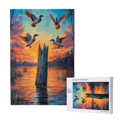 Puzzle 3000 Teile Sonnenuntergang Puzzles für Erwachsene Tier HD Puzzel Anspruchsvolles und Lustig Kreatives Unterhaltungsspiel, DIY Holzpuzzle für Erwachsene Als Feiertage Geschenk fur Frauen M-1219 Puzzle 3000 Teile Sonnenuntergang Puzzles für Erwachsene Tier HD Puzzel Anspruchsvolles und Lustig Kreatives Unterhaltungsspiel, DIY Holzpuzzle für Erwachsene Als Feiertage Geschenk fur Frauen M-1219 von Yeogcohe