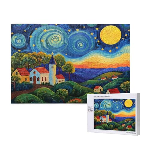 Puzzle 3000 Teile Sternenhimmel Puzzles für Erwachsene Leuchtturm HD Puzzel Anspruchsvolles und Lustig Kreatives Unterhaltungsspiel,DIY Holzpuzzle für Erwachsene Als Feiertage Geschenk fur Frauen M-25 Puzzle 3000 Teile Sternenhimmel Puzzles für Erwachsene Leuchtturm HD Puzzel Anspruchsvolles und Lustig Kreatives Unterhaltungsspiel,DIY Holzpuzzle für Erwachsene Als Feiertage Geschenk fur Frauen M-25 von Yeogcohe