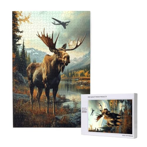Puzzle 3000 Teile Tier Puzzles für Erwachsene Herbst HD Puzzel Anspruchsvolles und Lustig Kreatives Unterhaltungsspiel, DIY Holzpuzzle für Erwachsene Als Feiertage Deko Geschenk fur Frauen M-1526 von Yeogcohe