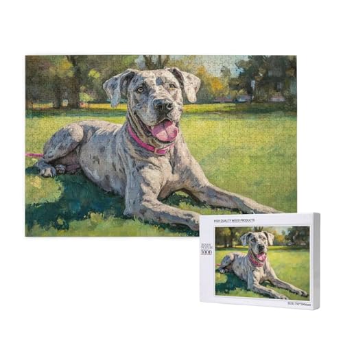 Puzzle 3000 Teile Tier Puzzles für Erwachsene Hund HD Puzzel Anspruchsvolles und Lustig Kreatives Unterhaltungsspiel, DIY Holzpuzzle für Erwachsene Als Feiertage Zimmer Deko Geschenk fur Frauen M-640 von Yeogcohe