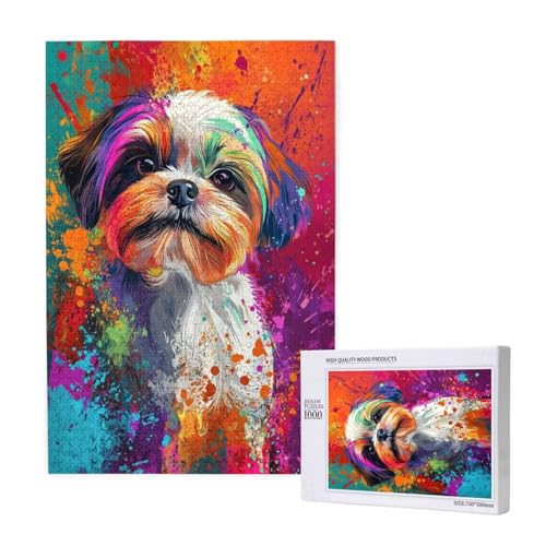 Puzzle 3000 Teile Tier Puzzles für Erwachsene Hund HD Puzzel Anspruchsvolles und Lustig Kreatives Unterhaltungsspiel, DIY Holzpuzzle für Erwachsene Als Feiertage Zimmer Deko Geschenk fur Frauen M-1865 Puzzle 3000 Teile Tier Puzzles für Erwachsene Hund HD Puzzel Anspruchsvolles und Lustig Kreatives Unterhaltungsspiel, DIY Holzpuzzle für Erwachsene Als Feiertage Zimmer Deko Geschenk fur Frauen M-1865 von Yeogcohe