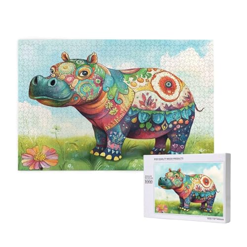 Puzzle 3000 Teile Tier Puzzles für Erwachsene Nilpferd HD Puzzel Anspruchsvolles und Lustig Kreatives Unterhaltungsspiel, DIY Holzpuzzle für Erwachsene Als Feiertage Deko Geschenk fur Frauen M-537 Puzzle 3000 Teile Tier Puzzles für Erwachsene Nilpferd HD Puzzel Anspruchsvolles und Lustig Kreatives Unterhaltungsspiel, DIY Holzpuzzle für Erwachsene Als Feiertage Deko Geschenk fur Frauen M-537 von Yeogcohe