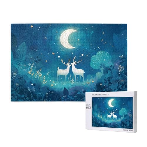 Puzzle 3000 Teile Tier Puzzles für Erwachsene REH HD Puzzel Anspruchsvolles und Lustig Kreatives Unterhaltungsspiel, DIY Holzpuzzle für Erwachsene Als Feiertage Zimmer Deko Geschenk fur Frauen M-98 Puzzle 3000 Teile Tier Puzzles für Erwachsene REH HD Puzzel Anspruchsvolles und Lustig Kreatives Unterhaltungsspiel, DIY Holzpuzzle für Erwachsene Als Feiertage Zimmer Deko Geschenk fur Frauen M-98 von Yeogcohe