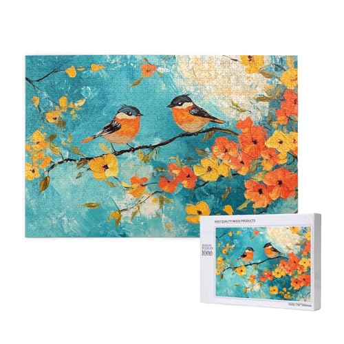 Puzzle 3000 Teile Tier Puzzles für Erwachsene Vogel HD Puzzel Anspruchsvolles und Lustig Kreatives Unterhaltungsspiel, DIY Holzpuzzle für Erwachsene Als Feiertage Zimmer Deko Geschenk fur Frauen M-985 von Yeogcohe
