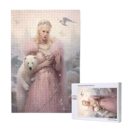 Puzzle 3000 Teile Tragen Puzzles für Erwachsene Frau HD Puzzel Anspruchsvolles und Lustig Kreatives Unterhaltungsspiel, DIY Holzpuzzle für Erwachsene Als Feiertage Deko Geschenk fur Frauen M-1573 von Yeogcohe