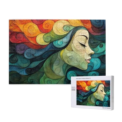 Puzzle 500 Teile Abstrakt Puzzles für Erwachsene Frau HD Puzzel Anspruchsvolles und Lustig Kreatives Unterhaltungsspiel, DIY Holzpuzzle für Erwachsene Als Feiertage Deko Geschenk fur Frauen M-714 Puzzle 500 Teile Abstrakt Puzzles für Erwachsene Frau HD Puzzel Anspruchsvolles und Lustig Kreatives Unterhaltungsspiel, DIY Holzpuzzle für Erwachsene Als Feiertage Deko Geschenk fur Frauen M-714 von Yeogcohe