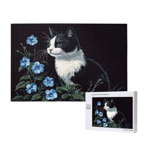 Puzzle 500 Teile Blume Puzzles für Erwachsene Katze HD Puzzel Anspruchsvolles und Lustig Kreatives Unterhaltungsspiel, DIY Holzpuzzle für Erwachsene Als Feiertage Zimmer Deko Geschenk fur Frauen M-585 Puzzle 500 Teile Blume Puzzles für Erwachsene Katze HD Puzzel Anspruchsvolles und Lustig Kreatives Unterhaltungsspiel, DIY Holzpuzzle für Erwachsene Als Feiertage Zimmer Deko Geschenk fur Frauen M-585 von Yeogcohe