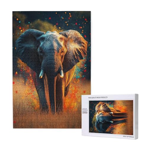 Puzzle 500 Teile Elefant Puzzles für Erwachsene Tier HD Puzzel Anspruchsvolles und Lustig Kreatives Unterhaltungsspiel, DIY Holzpuzzle für Erwachsene Als Feiertage Deko Geschenk fur Frauen M-1528 Puzzle 500 Teile Elefant Puzzles für Erwachsene Tier HD Puzzel Anspruchsvolles und Lustig Kreatives Unterhaltungsspiel, DIY Holzpuzzle für Erwachsene Als Feiertage Deko Geschenk fur Frauen M-1528 von Yeogcohe