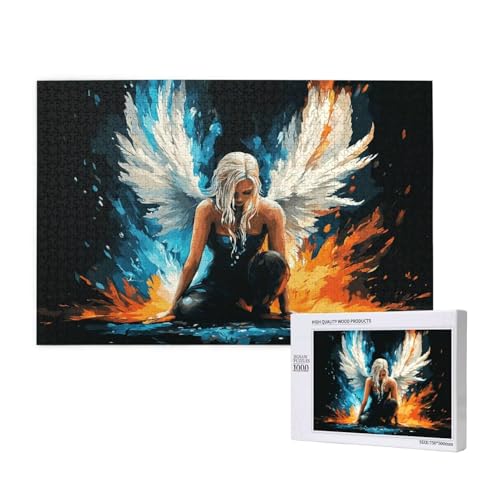 Puzzle 500 Teile Engel Puzzles für Erwachsene Flügel HD Puzzel Anspruchsvolles und Lustig Kreatives Unterhaltungsspiel, DIY Holzpuzzle für Erwachsene Als Feiertage Deko Geschenk fur Frauen M-590 Puzzle 500 Teile Engel Puzzles für Erwachsene Flügel HD Puzzel Anspruchsvolles und Lustig Kreatives Unterhaltungsspiel, DIY Holzpuzzle für Erwachsene Als Feiertage Deko Geschenk fur Frauen M-590 von Yeogcohe