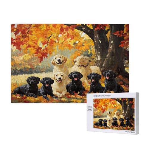 Puzzle 500 Teile Herbst Puzzles für Erwachsene Hund HD Puzzel Anspruchsvolles und Lustig Kreatives Unterhaltungsspiel, DIY Holzpuzzle für Erwachsene Als Feiertage Deko Geschenk fur Frauen M-1053 Puzzle 500 Teile Herbst Puzzles für Erwachsene Hund HD Puzzel Anspruchsvolles und Lustig Kreatives Unterhaltungsspiel, DIY Holzpuzzle für Erwachsene Als Feiertage Deko Geschenk fur Frauen M-1053 von Yeogcohe