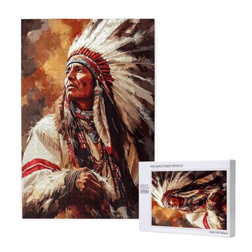 Puzzle 500 Teile Indianer Puzzles für Erwachsene Mann HD Puzzel Anspruchsvolles und Lustig Kreatives Unterhaltungsspiel, DIY Holzpuzzle für Erwachsene Als Feiertage Deko Geschenk fur Frauen M-1204 Puzzle 500 Teile Indianer Puzzles für Erwachsene Mann HD Puzzel Anspruchsvolles und Lustig Kreatives Unterhaltungsspiel, DIY Holzpuzzle für Erwachsene Als Feiertage Deko Geschenk fur Frauen M-1204 von Yeogcohe