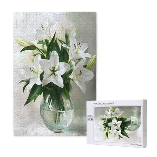 Puzzle 500 Teile Lilie Puzzles für Erwachsene Anlage HD Puzzel Anspruchsvolles und Lustig Kreatives Unterhaltungsspiel, DIY Holzpuzzle für Erwachsene Als Feiertage Deko Geschenk fur Frauen M-1157 Puzzle 500 Teile Lilie Puzzles für Erwachsene Anlage HD Puzzel Anspruchsvolles und Lustig Kreatives Unterhaltungsspiel, DIY Holzpuzzle für Erwachsene Als Feiertage Deko Geschenk fur Frauen M-1157 von Yeogcohe