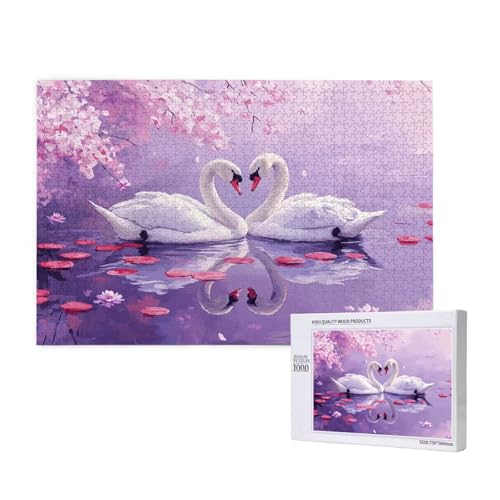 Puzzle 500 Teile Schwan Puzzles für Erwachsene Blume HD Puzzel Anspruchsvolles und Lustig Kreatives Unterhaltungsspiel, DIY Holzpuzzle für Erwachsene Als Feiertage Deko Geschenk fur Frauen M-483 Puzzle 500 Teile Schwan Puzzles für Erwachsene Blume HD Puzzel Anspruchsvolles und Lustig Kreatives Unterhaltungsspiel, DIY Holzpuzzle für Erwachsene Als Feiertage Deko Geschenk fur Frauen M-483 von Yeogcohe