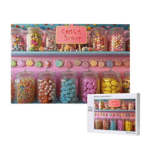 Puzzle 500 Teile Süßigkeiten Puzzles für Erwachsene Rosa HD Puzzel Anspruchsvolles und Lustig Kreatives Unterhaltungsspiel, DIY Holzpuzzle für Erwachsene Als Feiertage Geschenk fur Frauen M-133 Puzzle 500 Teile Süßigkeiten Puzzles für Erwachsene Rosa HD Puzzel Anspruchsvolles und Lustig Kreatives Unterhaltungsspiel, DIY Holzpuzzle für Erwachsene Als Feiertage Geschenk fur Frauen M-133 von Yeogcohe