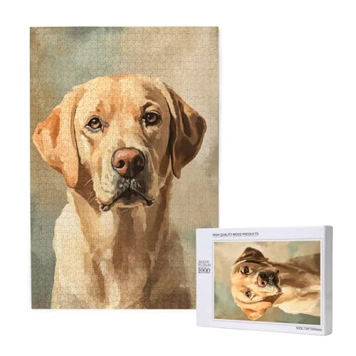 Puzzle 500 Teile Tier Puzzles für Erwachsene Hund HD Puzzel Anspruchsvolles und Lustig Kreatives Unterhaltungsspiel, DIY Holzpuzzle für Erwachsene Als Feiertage Zimmer Deko Geschenk fur Frauen M-1310 von Yeogcohe