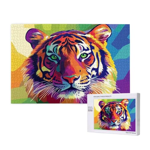 Puzzle 500 Teile Tier Puzzles für Erwachsene Tiger HD Puzzel Anspruchsvolles und Lustig Kreatives Unterhaltungsspiel, DIY Holzpuzzle für Erwachsene Als Feiertage Zimmer Deko Geschenk fur Frauen M-520 Puzzle 500 Teile Tier Puzzles für Erwachsene Tiger HD Puzzel Anspruchsvolles und Lustig Kreatives Unterhaltungsspiel, DIY Holzpuzzle für Erwachsene Als Feiertage Zimmer Deko Geschenk fur Frauen M-520 von Yeogcohe