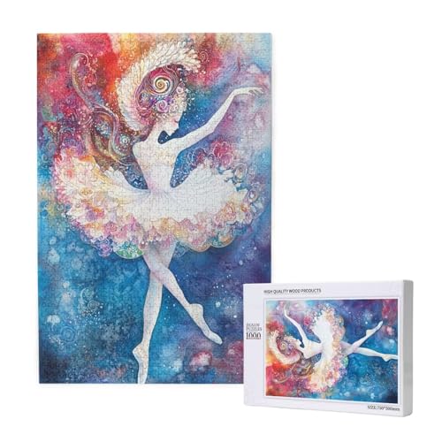 Puzzle 5000 Teile Ballett Puzzles für Erwachsene Frau HD Puzzel Anspruchsvolles und Lustig Kreatives Unterhaltungsspiel, DIY Holzpuzzle für Erwachsene Als Feiertage Deko Geschenk fur Frauen M-1676 von Yeogcohe
