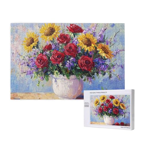 Puzzle 5000 Teile Blume Puzzles für Erwachsene Retro HD Puzzel Anspruchsvolles und Lustig Kreatives Unterhaltungsspiel, DIY Holzpuzzle für Erwachsene Als Feiertage Zimmer Deko Geschenk fur Frauen M-77 Puzzle 5000 Teile Blume Puzzles für Erwachsene Retro HD Puzzel Anspruchsvolles und Lustig Kreatives Unterhaltungsspiel, DIY Holzpuzzle für Erwachsene Als Feiertage Zimmer Deko Geschenk fur Frauen M-77 von Yeogcohe