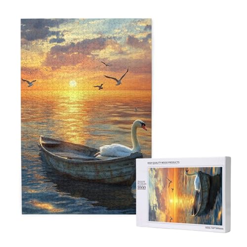 Puzzle 5000 Teile Boot Puzzles für Erwachsene Schwan HD Puzzel Anspruchsvolles und Lustig Kreatives Unterhaltungsspiel, DIY Holzpuzzle für Erwachsene Als Feiertage Deko Geschenk fur Frauen M-1893 Puzzle 5000 Teile Boot Puzzles für Erwachsene Schwan HD Puzzel Anspruchsvolles und Lustig Kreatives Unterhaltungsspiel, DIY Holzpuzzle für Erwachsene Als Feiertage Deko Geschenk fur Frauen M-1893 von Yeogcohe