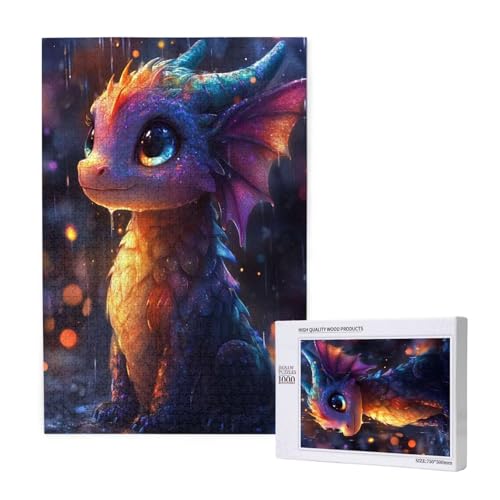 Puzzle 5000 Teile Drachen Puzzles für Erwachsene Tier HD Puzzel Anspruchsvolles und Lustig Kreatives Unterhaltungsspiel, DIY Holzpuzzle für Erwachsene Als Feiertage Deko Geschenk fur Frauen M-1543 von Yeogcohe