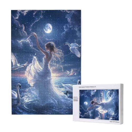 Puzzle 5000 Teile Frau Puzzles für Erwachsene Mond HD Puzzel Anspruchsvolles und Lustig Kreatives Unterhaltungsspiel, DIY Holzpuzzle für Erwachsene Als Feiertage Zimmer Deko Geschenk fur Frauen M-1679 Puzzle 5000 Teile Frau Puzzles für Erwachsene Mond HD Puzzel Anspruchsvolles und Lustig Kreatives Unterhaltungsspiel, DIY Holzpuzzle für Erwachsene Als Feiertage Zimmer Deko Geschenk fur Frauen M-1679 von Yeogcohe