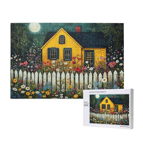 Puzzle 5000 Teile Garten Puzzles für Erwachsene Blume HD Puzzel Anspruchsvolles und Lustig Kreatives Unterhaltungsspiel, DIY Holzpuzzle für Erwachsene Als Feiertage Deko Geschenk fur Frauen M-716 von Yeogcohe