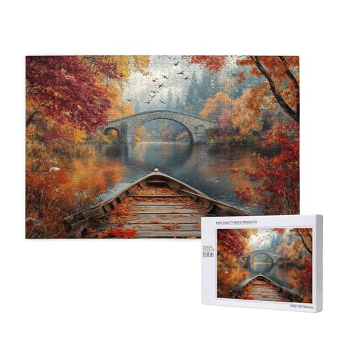 Puzzle 5000 Teile Herbst Puzzles für Erwachsene Landschaft HD Puzzel Anspruchsvolles und Lustig Kreatives Unterhaltungsspiel, DIY Holzpuzzle für Erwachsene Als Feiertage Geschenk fur Frauen M-82 Puzzle 5000 Teile Herbst Puzzles für Erwachsene Landschaft HD Puzzel Anspruchsvolles und Lustig Kreatives Unterhaltungsspiel, DIY Holzpuzzle für Erwachsene Als Feiertage Geschenk fur Frauen M-82 von Yeogcohe