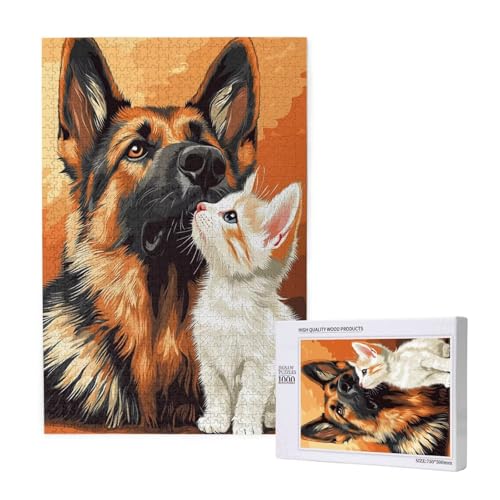 Puzzle 5000 Teile Katze Puzzles für Erwachsene Hund HD Puzzel Anspruchsvolles und Lustig Kreatives Unterhaltungsspiel, DIY Holzpuzzle für Erwachsene Als Feiertage Deko Geschenk fur Frauen M-1366 Puzzle 5000 Teile Katze Puzzles für Erwachsene Hund HD Puzzel Anspruchsvolles und Lustig Kreatives Unterhaltungsspiel, DIY Holzpuzzle für Erwachsene Als Feiertage Deko Geschenk fur Frauen M-1366 von Yeogcohe