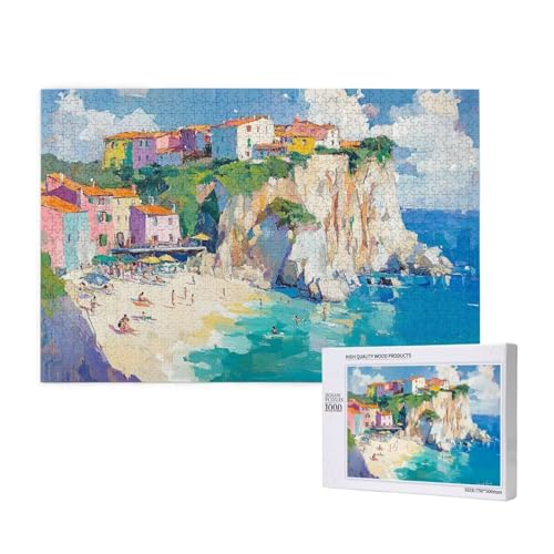 Puzzle 5000 Teile Landschaft Puzzles für Erwachsene Strand HD Puzzel Anspruchsvolles und Lustig Kreatives Unterhaltungsspiel, DIY Holzpuzzle für Erwachsene Als Feiertage Geschenk fur Frauen M-111 Puzzle 5000 Teile Landschaft Puzzles für Erwachsene Strand HD Puzzel Anspruchsvolles und Lustig Kreatives Unterhaltungsspiel, DIY Holzpuzzle für Erwachsene Als Feiertage Geschenk fur Frauen M-111 von Yeogcohe