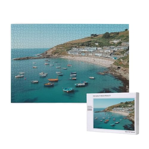 Puzzle 5000 Teile Ozean Puzzles für Erwachsene Boot HD Puzzel Anspruchsvolles und Lustig Kreatives Unterhaltungsspiel, DIY Holzpuzzle für Erwachsene Als Feiertage Zimmer Deko Geschenk fur Frauen M-934 von Yeogcohe