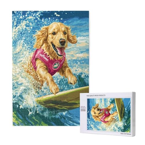Puzzle 5000 Teile Ozean Puzzles für Erwachsene Hund HD Puzzel Anspruchsvolles und Lustig Kreatives Unterhaltungsspiel, DIY Holzpuzzle für Erwachsene Als Feiertage Deko Geschenk fur Frauen M-1163 von Yeogcohe
