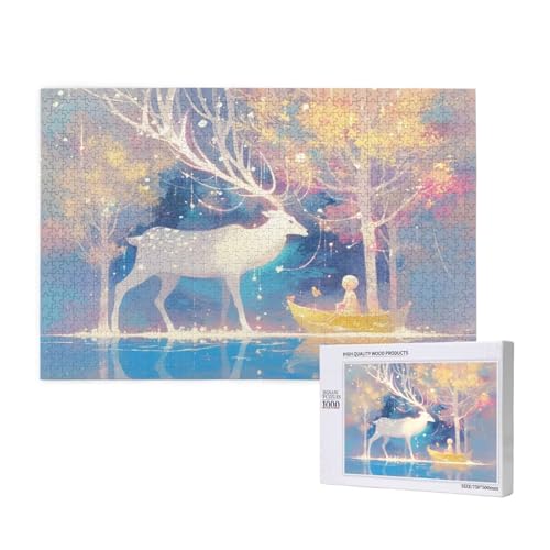 Puzzle 5000 Teile REH Puzzles für Erwachsene Tier HD Puzzel Anspruchsvolles und Lustig Kreatives Unterhaltungsspiel, DIY Holzpuzzle für Erwachsene Als Feiertage Zimmer Deko Geschenk fur Frauen M-265 Puzzle 5000 Teile REH Puzzles für Erwachsene Tier HD Puzzel Anspruchsvolles und Lustig Kreatives Unterhaltungsspiel, DIY Holzpuzzle für Erwachsene Als Feiertage Zimmer Deko Geschenk fur Frauen M-265 von Yeogcohe
