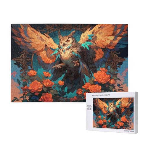 Puzzle 5000 Teile Tier Puzzles für Erwachsene Eule HD Puzzel Anspruchsvolles und Lustig Kreatives Unterhaltungsspiel, DIY Holzpuzzle für Erwachsene Als Feiertage Zimmer Deko Geschenk fur Frauen M-63 Puzzle 5000 Teile Tier Puzzles für Erwachsene Eule HD Puzzel Anspruchsvolles und Lustig Kreatives Unterhaltungsspiel, DIY Holzpuzzle für Erwachsene Als Feiertage Zimmer Deko Geschenk fur Frauen M-63 von Yeogcohe