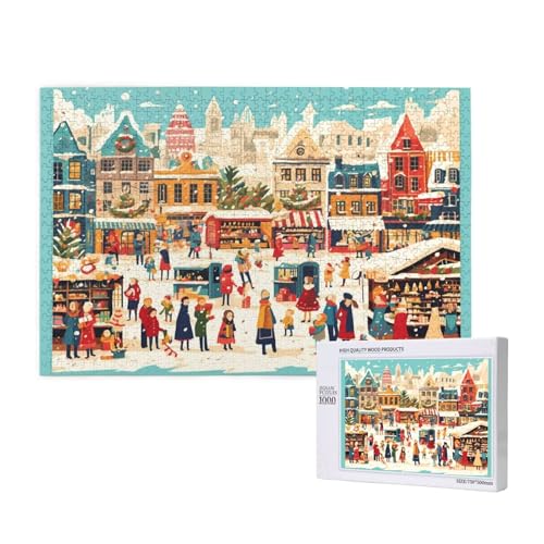 Puzzle 5000 Teile Weihnachten Puzzles für Erwachsene Landschaft HD Puzzel Anspruchsvolles und Lustig Kreatives Unterhaltungsspiel, DIY Holzpuzzle für Erwachsene Als Feiertage Geschenk fur Frauen M-132 Puzzle 5000 Teile Weihnachten Puzzles für Erwachsene Landschaft HD Puzzel Anspruchsvolles und Lustig Kreatives Unterhaltungsspiel, DIY Holzpuzzle für Erwachsene Als Feiertage Geschenk fur Frauen M-132 von Yeogcohe